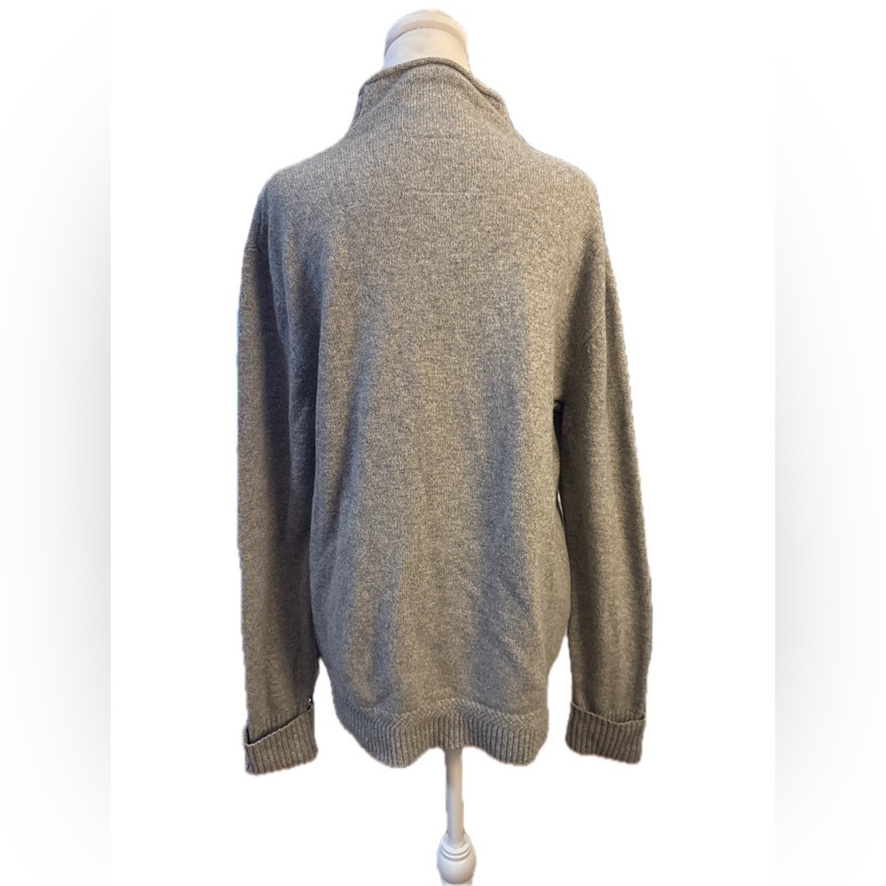 Banana Republic Heritage Collection Mock Neck Sweater Medium Gray
